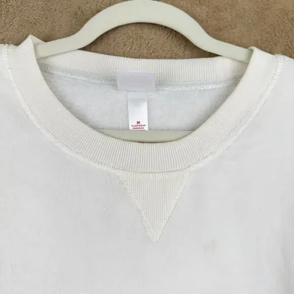 Wondershop Target Pajama Top Womens M Ivory‎ White Soft Loungewear Sleepwear - Picture 5 of 12